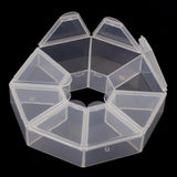 Maxbell Clear Plastic Storage Box Case for Nail Tips Art False Eyelashes Organizing