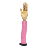 Maxbell Wooden Articulated Display Hand Model Manicure Practice Painting Mannequin Rose Red