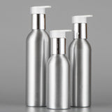 Maxbell Maxbell 2x Empty Makeup Shampoo Pump Bottles Aluminum Cream Lotion Containers 120ml