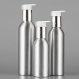 Maxbell Maxbell 2x Empty Makeup Shampoo Pump Bottles Aluminum Cream Lotion Containers 250ml