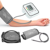 Maxbell Maxbell Adult Large Arm Blood Pressure Monitor Cuff Replacements Gray  Silver Gray