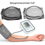 Maxbell Maxbell Adult Large Arm Blood Pressure Monitor Cuff Replacements Gray  Silver Gray