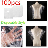 Set of 400 Disposable Hair Cutting Cape Gowns Unisex Hair Cut Protect Capes
