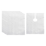 Set of 400 Disposable Hair Cutting Cape Gowns Unisex Hair Cut Protect Capes