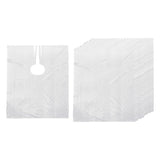 Set of 400 Disposable Hair Cutting Cape Gowns Unisex Hair Cut Protect Capes