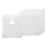 Set of 400 Disposable Hair Cutting Cape Gowns Unisex Hair Cut Protect Capes