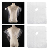 Set of 400 Disposable Hair Cutting Cape Gowns Unisex Hair Cut Protect Capes