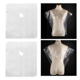 Set of 400 Disposable Hair Cutting Cape Gowns Unisex Hair Cut Protect Capes