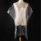 250 Waterproof Disposable Hair Cutting Cape Gown Hairdresser Apron+16 xClips