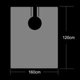 250 Disposable Hair Cutting Cape Gown Stylist Barber Capes Gowns 120X160cm