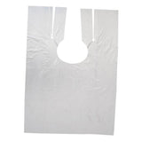 250 Waterproof Disposable Hair Cutting Cape Gown Hairdresser Apron+16 xClips