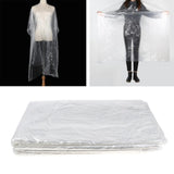 150PC Disposable Neck Shawl Hair Cutting Capes Home Hair Coloring Cloth