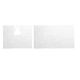 Disposable Hair Cutting Cape Gowns Unisex Protect Barber Capes - 400pcs