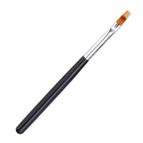 Maxbell 3xUV Gel Nail Brush Black Wood Handle Nylon Hair Ombre Brush Pro Nail Art Tool