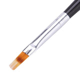 Maxbell 3xUV Gel Nail Brush Black Wood Handle Nylon Hair Ombre Brush Pro Nail Art Tool