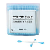 Maxbell 5x200PCS Paper Stick Handle Tips Cotton Swabs Swab Cleaning Applicators Blue