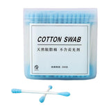 Maxbell 5x200PCS Paper Stick Handle Tips Cotton Swabs Swab Cleaning Applicators Blue
