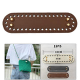 Maxbell 3xCrochet Bag Bottom for Bags Cushion Base Shoulder Bags DIY  brown