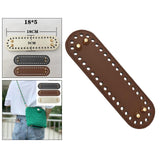 Maxbell 3xCrochet Bag Bottom for Bags Cushion Base Shoulder Bags DIY  brown