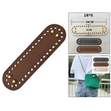 Maxbell 3xCrochet Bag Bottom for Bags Cushion Base Shoulder Bags DIY  brown