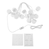 6xHollywood Style LED Vanity Mirror Lights for Makeup  14 Bulbs White light