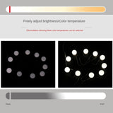 6xHollywood Style LED Vanity Mirror Lights for Makeup  14 Bulbs White light