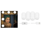 6xHollywood Style LED Vanity Mirror Lights for Makeup  14 Bulbs 3 Colors