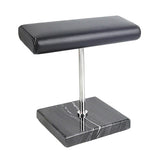 Maxbell Luxury Marble Base Fashion Watch Display Stand Jewelry Case for Vanity Top silver rod