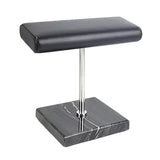 Maxbell Luxury Marble Base Fashion Watch Display Stand Jewelry Case for Vanity Top silver rod