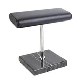 Maxbell Luxury Marble Base Fashion Watch Display Stand Jewelry Case for Vanity Top silver rod