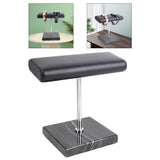 Maxbell Luxury Marble Base Fashion Watch Display Stand Jewelry Case for Vanity Top silver rod