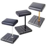 Maxbell Luxury Marble Base Fashion Watch Display Stand Jewelry Case for Vanity Top gold rod