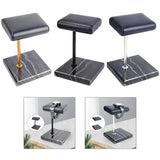 Maxbell Luxury Marble Base Fashion Watch Display Stand Jewelry Case for Vanity Top gold rod