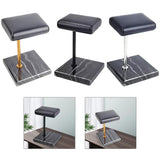 Maxbell Luxury Marble Base Fashion Watch Display Stand Jewelry Case for Vanity Top gold rod