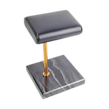 Maxbell Luxury Marble Base Fashion Watch Display Stand Jewelry Case for Vanity Top gold rod