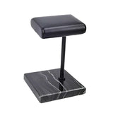 Maxbell Luxury Marble Base Fashion Watch Display Stand Jewelry Case for Vanity Top silver rod