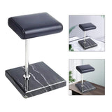 Maxbell Luxury Marble Base Fashion Watch Display Stand Jewelry Case for Vanity Top black rod