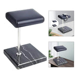 Maxbell Luxury Marble Base Fashion Watch Display Stand Jewelry Case for Vanity Top black rod