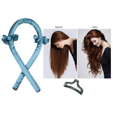 Maxbell 2pcs Heatless Curling Rod Headband No Heat Curls Curler Set
