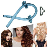 Maxbell 2pcs Heatless Curling Rod Headband No Heat Curls Curler Set