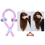 Maxbell 2pcs Heatless Curling Rod Headband No Heat Curls Curler Set