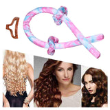 Maxbell 2pcs Heatless Curling Rod Headband No Heat Curls Curler Set