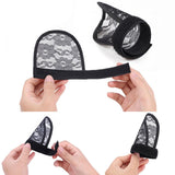Maxbell 4x5pcs Hair Net for Making Ponytail Weaving Net Wig Caps Hair Accessories black
