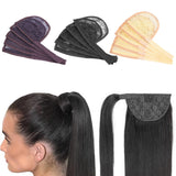 Maxbell 4x5pcs Hair Net for Making Ponytail Weaving Net Wig Caps Hair Accessories black