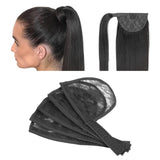 Maxbell 4x5pcs Hair Net for Making Ponytail Weaving Net Wig Caps Hair Accessories black