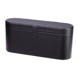 Maxbell 2Pcs PU Leather Hair Dryer Storage Box HD01 Fits Accessories Organizer Black