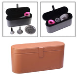 Maxbell 2 Pieces PU Leather Hair Dryer Storage Box HD01 Fits Accessories Organizer