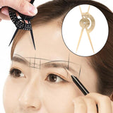 Maxbell 2x Eyebrow Caliper Microblading Permanent Makeup Ratio Measuring Tools