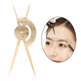 Maxbell 2x Eyebrow Caliper Microblading Permanent Makeup Ratio Measuring Tools