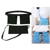 Maxbell Adjustable Drainage Pouch Set Tools for Mastectomy Operation Showering Black